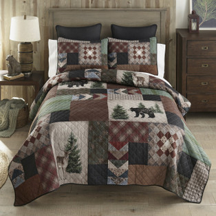 Greenwood Patch Quilt Set - With Shams -