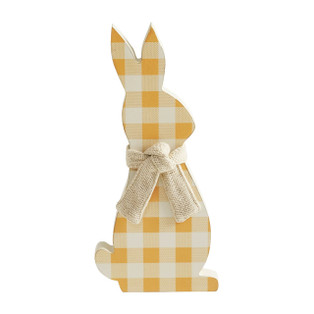 Bunny Hop All Ears Honey Check Bunny - 6x13 - 840233938486