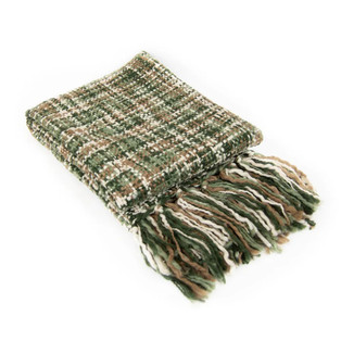 Heritage Woven Throw - Field Greens - 754069700530