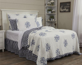 Lydia Blue Bedding Collection -