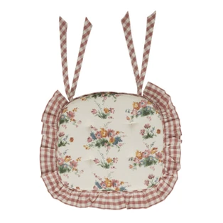 Rosehill Cottage Ruffled Chair Pads - Set of 2 - 840233954271