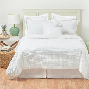 Eyelashes White Comforter - Set of 5 -
