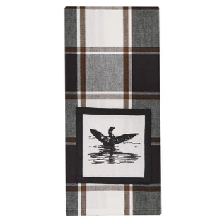 Hixon Loon Dishtowels - Set of 2 - 762242065376