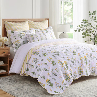 Daffodil Quilt Set - With Shams -