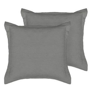 Cloud Waffle Grey Euro Sham - Set of 2 - 400000752167