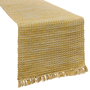 Basketweave Table Runners - Goldenrod -