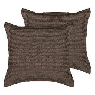 Cloud Waffle Cocoa Euro Sham - Set of 2 - 400000752181
