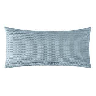 Cloud Waffle Chambray Pillow - 400000752303
