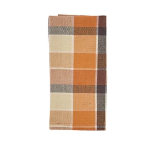 Rustic Fall Porch Napkins - Plaid Set of 6 - 762242086852