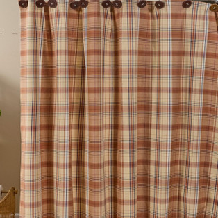 Applewood Plaid Shower Curtain - 762242091337
