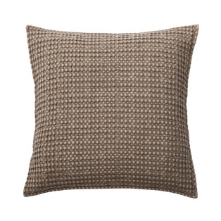 Mills Waffle Cocoa Square Pillow - 400000753027