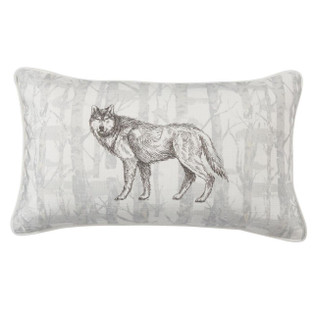 Wild & Beautiful Wolf Pillow - 12x20 - 762242036000