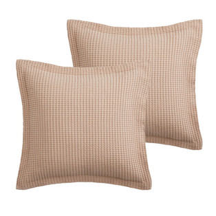 Mills Waffle Rose Euro Sham - Set of 2 - 400000753287