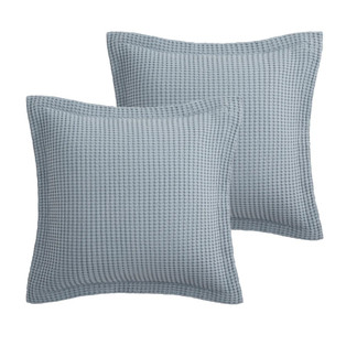 Mills Waffle Slate Blue Euro Sham - Set of 2 - 400000753294