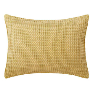 Mills Waffle Ochre Standard Sham - 400000757759