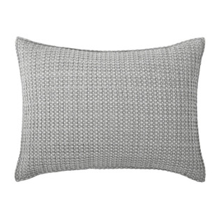 Mills Waffle Grey Standard Sham - 400000757766