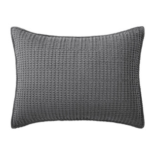 Mills Waffle Charcoal Standard Sham - 400000757797