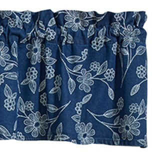 Dolly Denim Valance - 60x14 - 762242091719