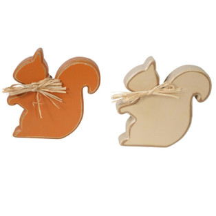 Squirrels Wooden Figurines - Set of 2 - 400000763637