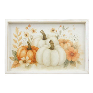 Sage and Stem Wide Pumpkin Frame - 18x12 - 400000763675
