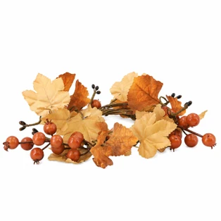 Fall Ginkgo Candle Ring - 2.5" - 400000763699