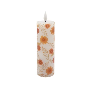 Fall Flowers Timer Candle - LED Votive 2x6 - 400000763873