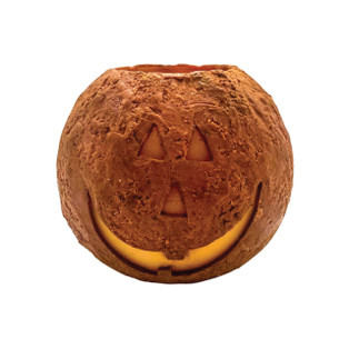 Jack-O'-Lantern Timer Candle - Round LED 5.5x4.5 - 400000764177