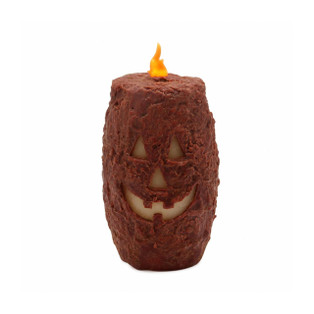 Jack O Lantern Timer Candle - Flame Light LED 3x6 - 400000763514