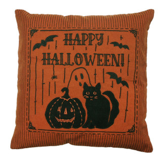 Happy Halloween Pillow - 14x14 - 648558037279