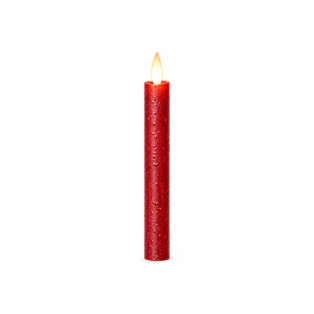 Red Timer Candle - 6.75" Taper Moving Flame - 400000697291