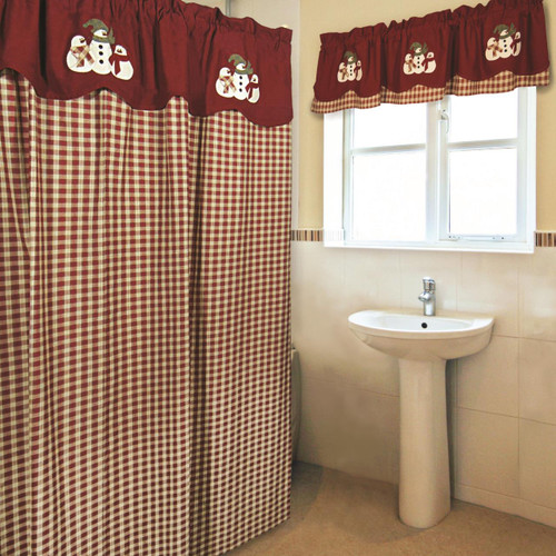 Frosty Friends Shower Curtain