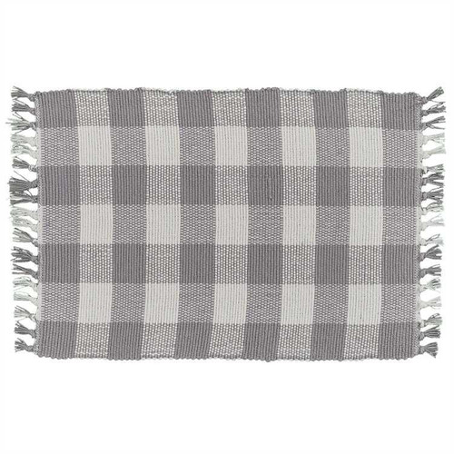 Wicklow Check 3 Dishtowel-1 Dishcloth Set - Black