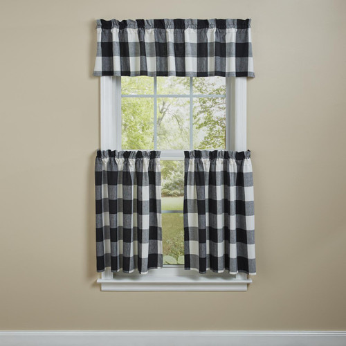 Wicklow Check Black Dishtowel Set - Country Village Shoppe