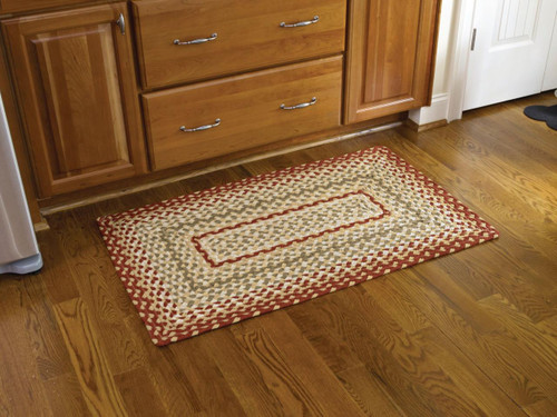 Mill Village Braided Oval Rug - 32x42