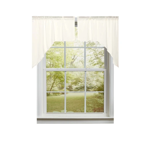 tobacco cloth swag curtains Tobacco Cloth Fringed Prairie Swag Set