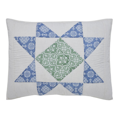 Beckham Pillow Sham - Euro Fabric - Country Village Shoppe