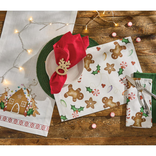 Love & Gingerbread Decorative Dishtowels - Set of 2 - Country Village Shoppe