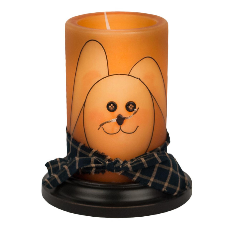 Candle Sleeve - Primitive Bunny Face - 844558032478