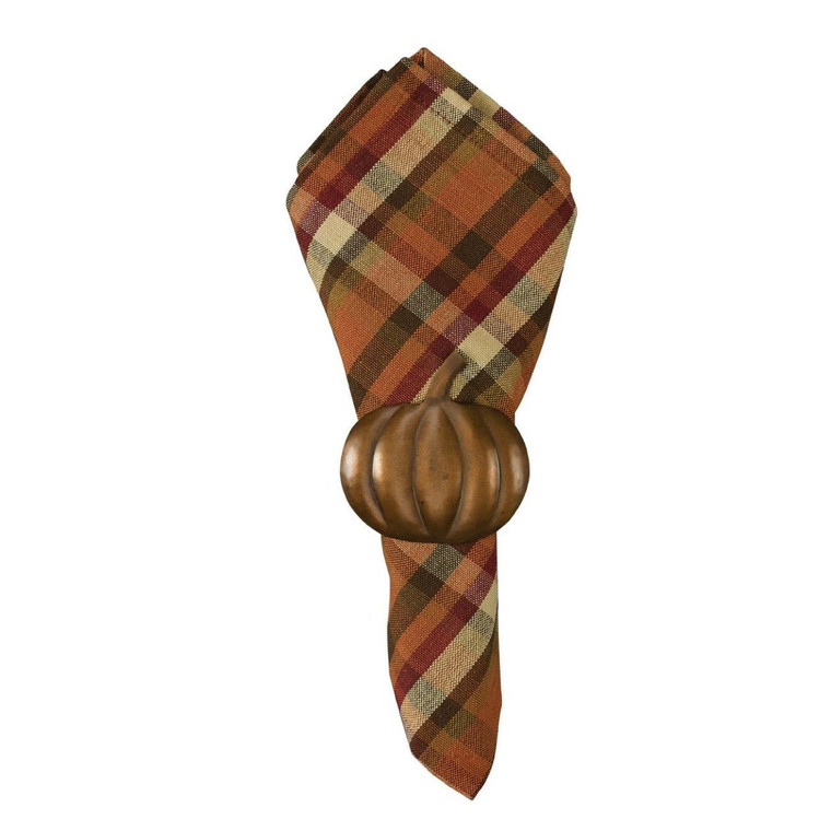Pumpkin Napkin Rings - Set of 6