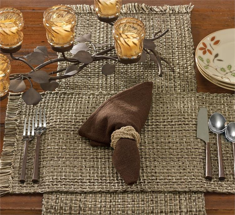 Tweed Espresso Table Runners