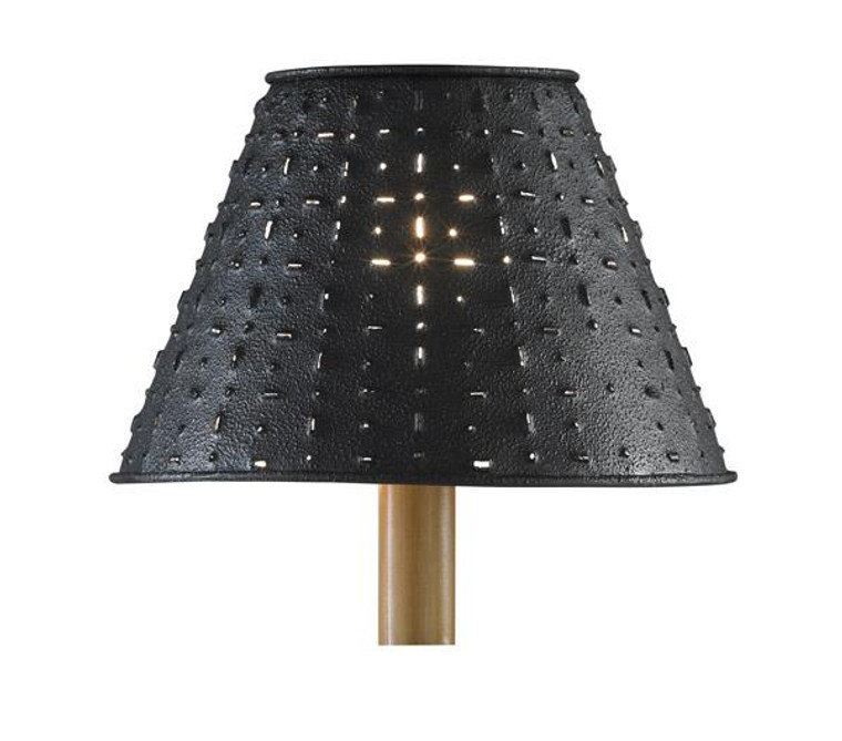 Metal Dot Dash Lamp Shade - Black - Country Village Shoppe