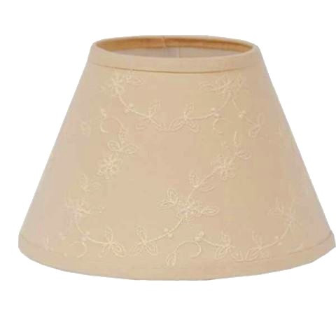 Candlewicking Lamp Shades - Cream