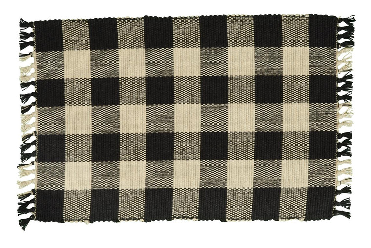 Wicklow Check Black Placemats - Set of 6