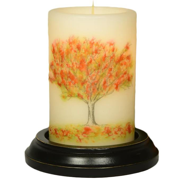 Candle Sleeve - Vintage Fall Tree