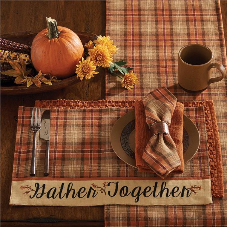 Gather Together Border Placemat - Set of 6