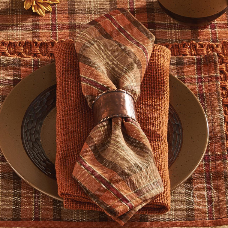 Gather Together Plaid Napkins - Set of 6 - 762242412538