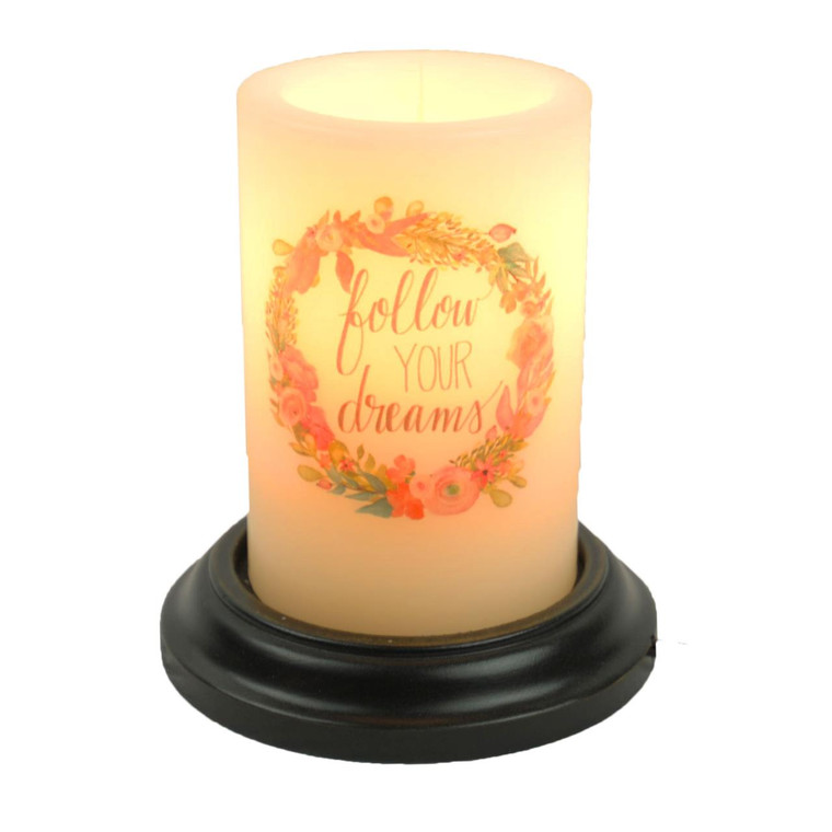 Candle Sleeve - Follow Your Dreams Floral - 844558060761