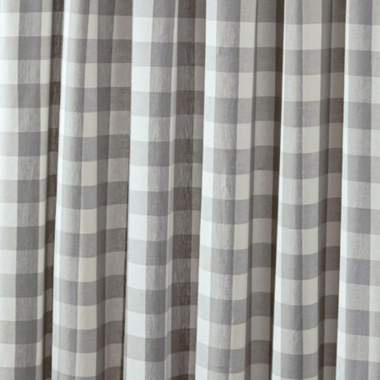 Wicklow Check Dove Valance - 72x14 - Country Village Shoppe