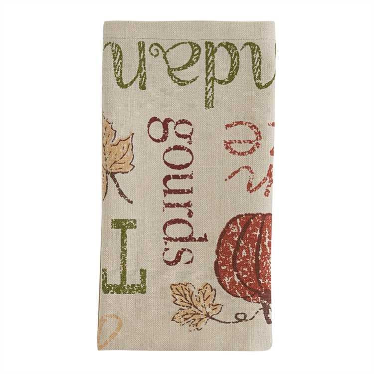 Harvest Sentiments Napkins - Set of 6