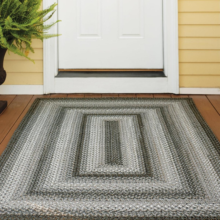 Graphite Ultra Durable Braided Rugs Country Village Shoppe